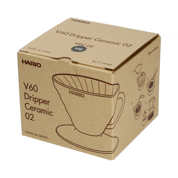 Hario V60-02 Keramik Kaffee Dripper - Matt Black