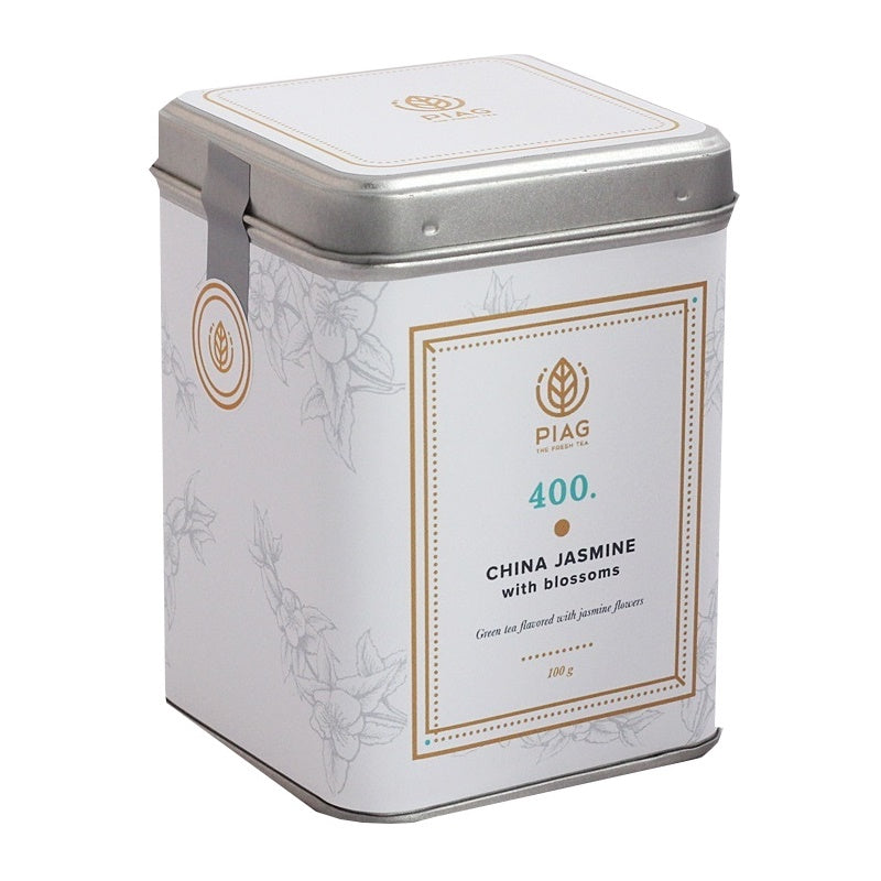 PIAG 400. CHINA JASMIN - Jasmintee mit Blüten - Teedose