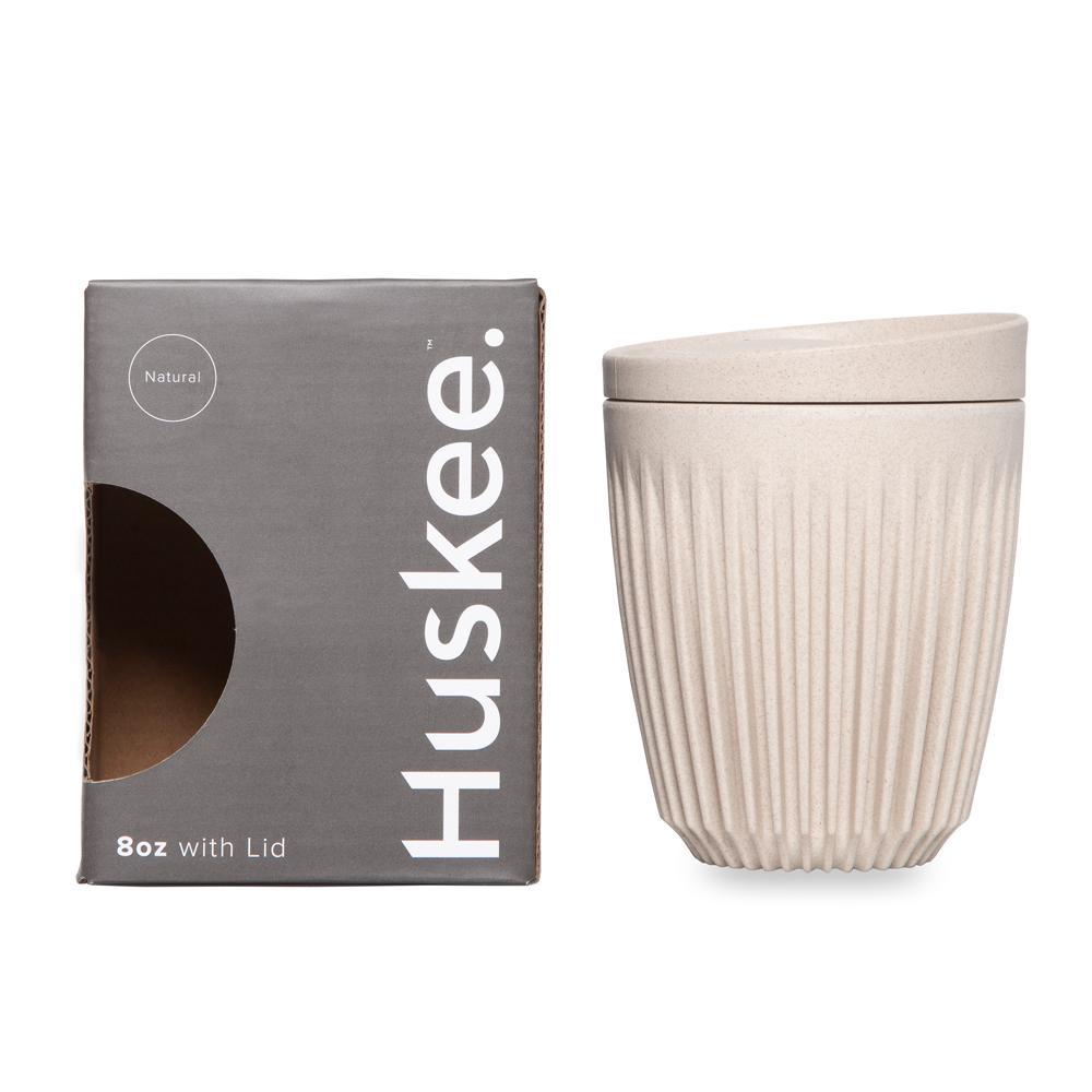 Huskee Cup Nachhaltiger Becher - M 240ml Natural