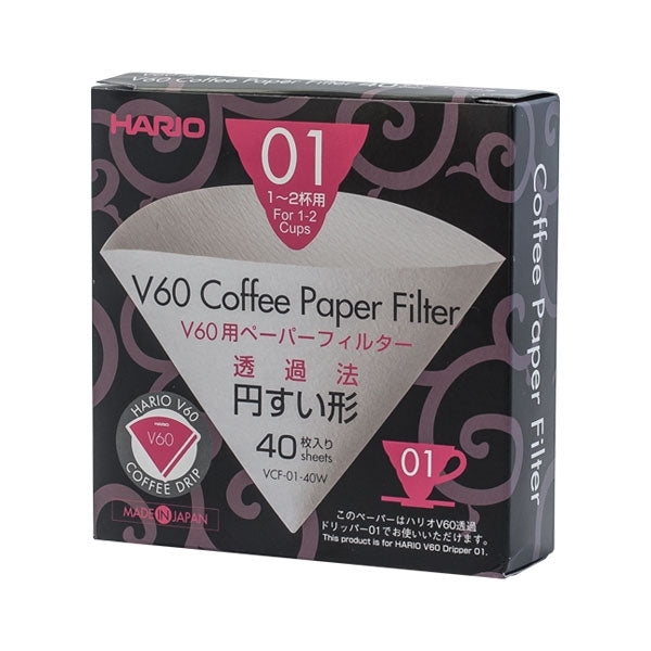 Hario V60 Papierfilter (40 Stück) - White