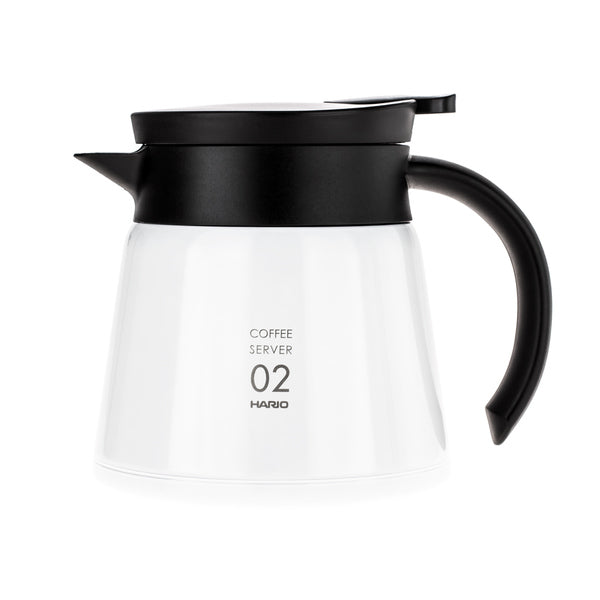 Hario Edelstahl Isolierkanne V60-02 - 600ml White