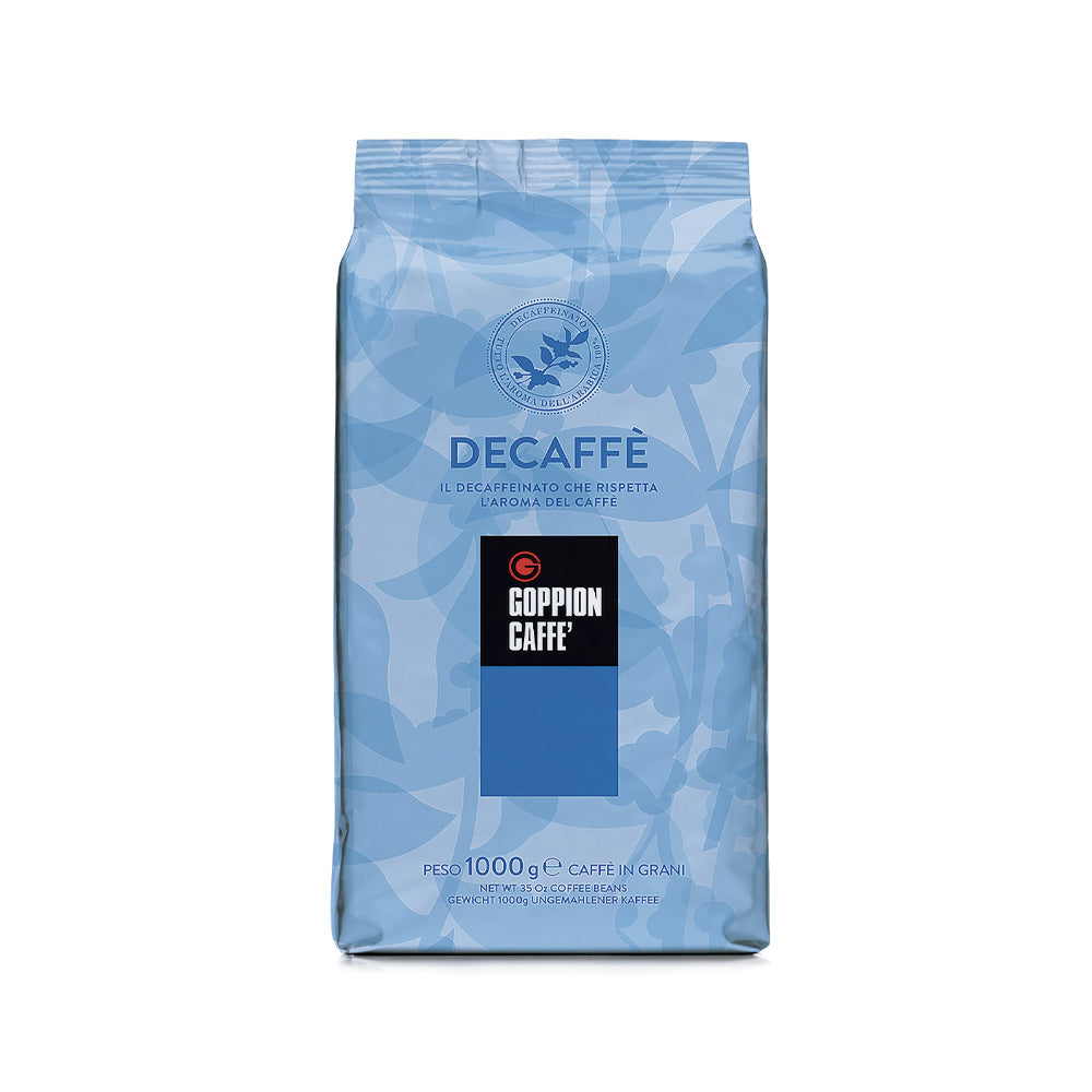 Goppion Decaffeinato Bar - Entkoffeinierte Kaffeemischung 1kg Kaffeebohnen