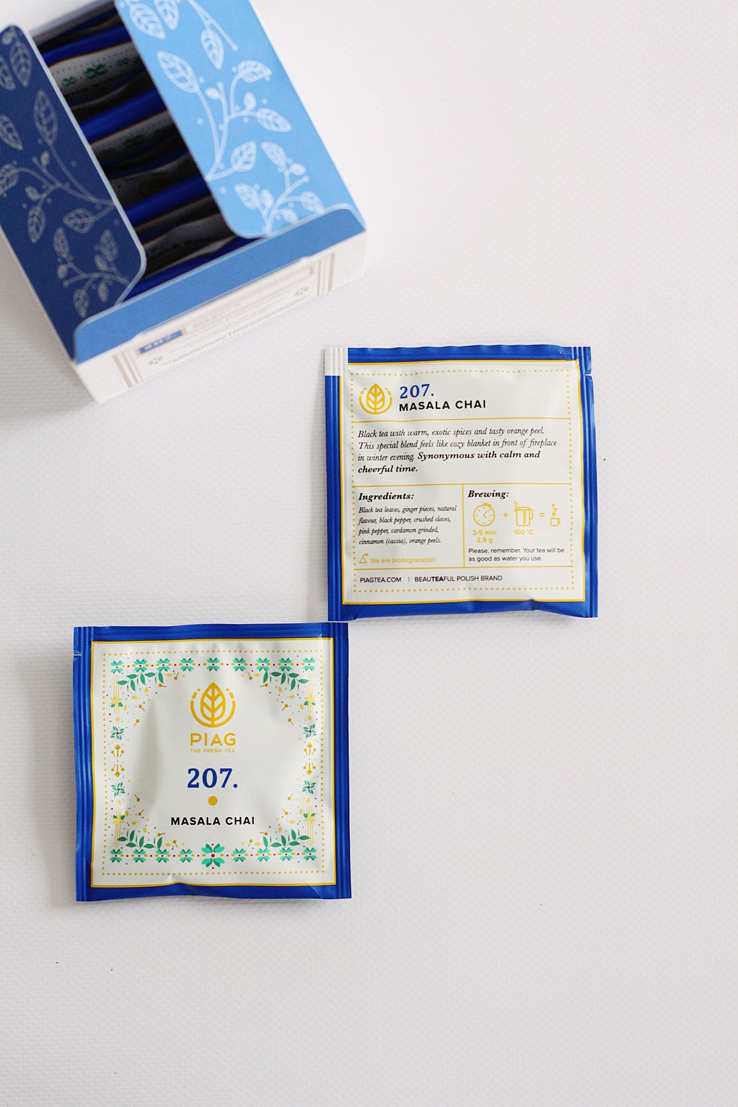 PIAG 207. Masala Chai - Sachets