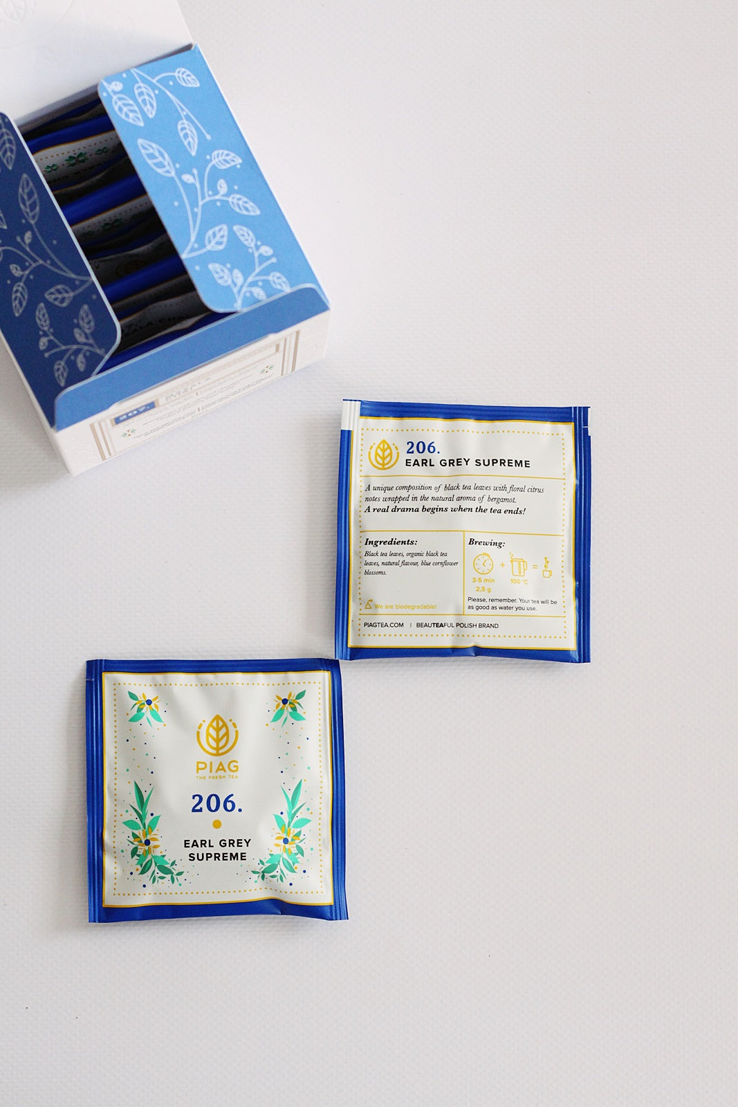 PIAG 206. Earl Grey Supreme - Sachets