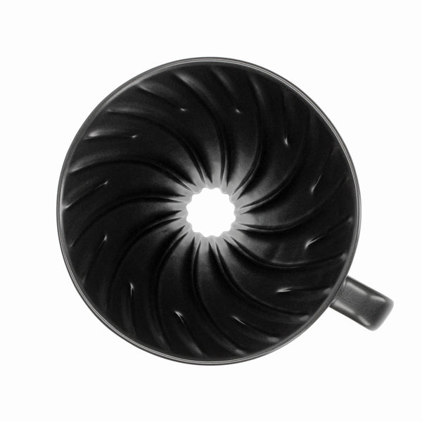 Hario V60-02 Keramik Kaffee Dripper - Matt Black