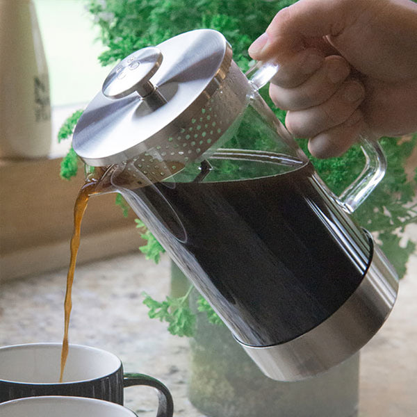 Barista & Co French Press / Pressstempelkanne Core Steel 8 Tassen
