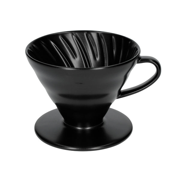 Hario V60-02 Keramik Kaffee Dripper - Matt Black