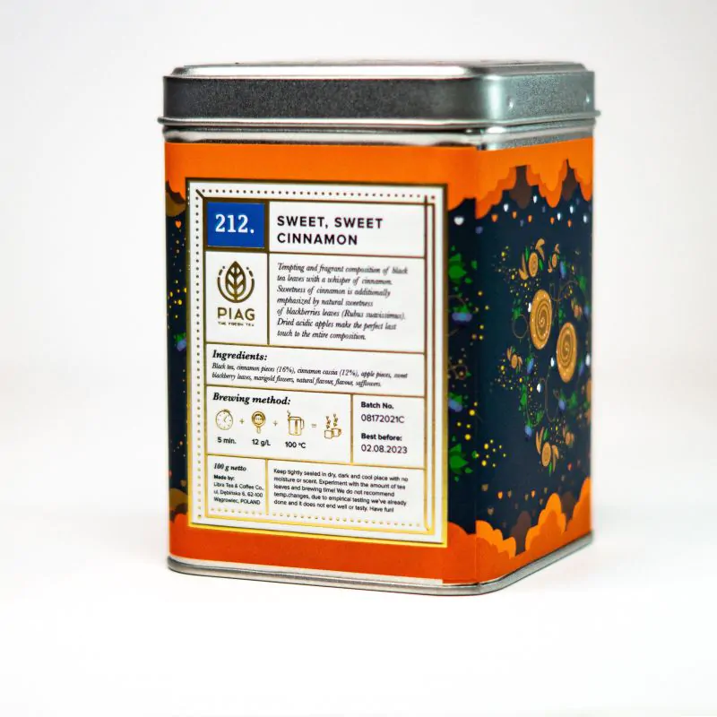 PIAG 212. Sweet Sweet Cinnamon - Teedose